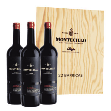 Montecillo 22 Barricas Kist 3x0,75ltr